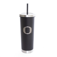Classic Oregon O, RFSJ, Inc., Black, Travel Mugs, Metal, Home & Auto, Laser Engraved, 24 ounce, 714705